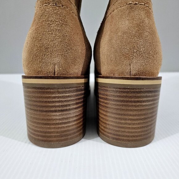 NEW Aquatalia Bellamy Ankle Boot Womens 9.5 Brown Suede Water Resistant Designer - Picture 8 of 14